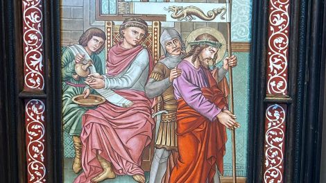 Kruiswegviering terug in de Bedevaartkerk statie 1-04-26