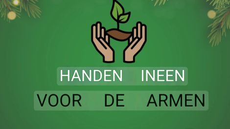 Handen ineen voor de armen