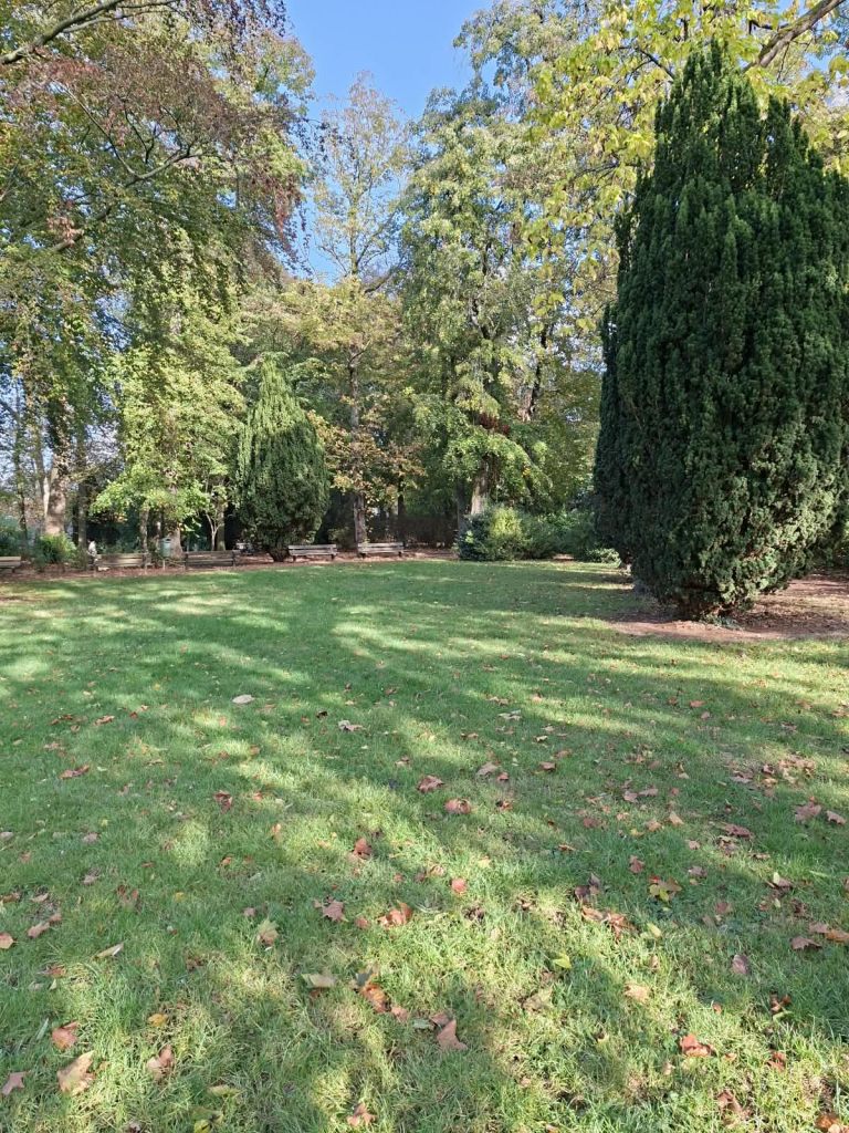 park rondom de basiliek
