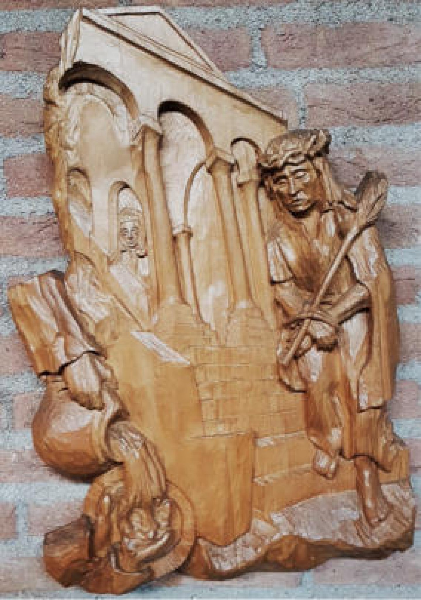 Statie I Kruiswegstaties Mariakerk Hoogvliet