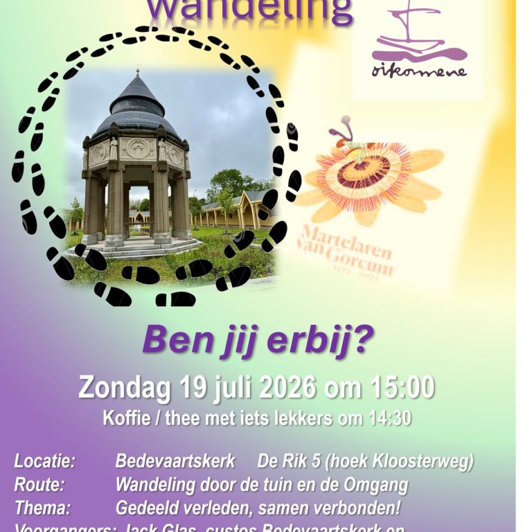 oecumenische wandeling 2026-07-26